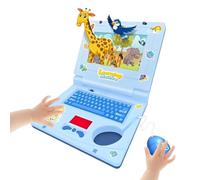 Portátil Infantil Tableta Educativa Juego Educativo Interactivo de | Ordenador educativo de aprendizaje infantil para Niños y Niñas, para el Hogar, la Escuela, Viajes, Juguete Educativo