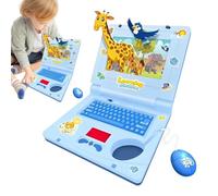 Portátil Infantil Tableta Educativa Juego Educativo Interactivo de | Portátil de Aprendizaje Infantil para Niños y Niñas, para el Hogar, la Escuela, Viajes, Juguete Educativo