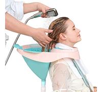 Portátil Lavabos de Peluquería Lavacabezas Portátil Cama Bañera Peluquería Lavado Champú Cuenca con Desagüe Tubo para Mayor, Discapacitado, Postrado en Cama y Minusválido