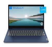 Portátil Lenovo Ideapad 3i más nuevo 2022, pantalla FHD de 15.6 pulgadas, Intel Core i3-1115G4, 8 GB de RAM, SSD PCIe de 128 GB, cámara web, HDMI, Wi-Fi, lector de huellas dactilares, Bluetooth, Windows 11 Home, Abyss Blue