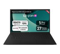 Portátil LG Gram 15ZD80T-G.AX55B Ryzen AI 5-340/ 16GB/ 512GB SSD/ 15.6'/ Sin Sistema Operativo