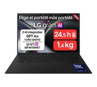 Portátil LG Gram 17Z90TL 17" Intel Core Ultra 7 258V 32GB 512GB SSD Intel Arc FreeOS