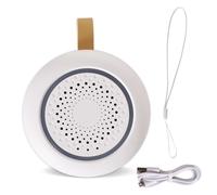 Portátil máquina de ruido blanca para bebé, 24 sonidos tranquilizantes profesionales, USB recargable con luz nocturna para niños adultos, terapia de sonido para recién nacidos