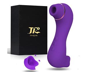 Portátil Masajeador,Ŝạtisfacęr sùcciønadør pro 5 Clîťoris Müjèr original, muchos modos de frecuencia，Masajeador de cuello para relajarse,Puede masajear la cintura/pantorrilla (Púrpura N) … (Púrpura P)