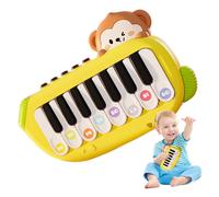 portátil | Monkey Electronic Toys, Teclado de para niños, instrumentos musicales multifunción portátiles, juguetes para niños de 3 a 5 años