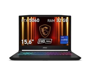 Portátil MSI Katana 15 HX B14WFK-082XES 15.6" Intel Core i9-14900HX 32GB 1TB SSD RTX 5060