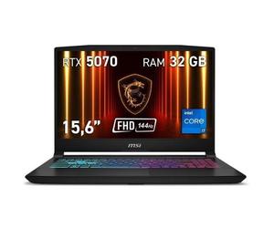 Portátil MSI Katana 15 HX B14WGK-086XES 15,6" Intel Core i7-14650HX 32GB 1TB SSD RTX 5070