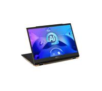 MSI SUMMIT E13 AI EVO A1MTG-028ES ordenador portatil Intel Core Ultra 7 155H Híbrido (2-en-1) 33,8 cm (13.3") Pantalla táctil Full HD+ 16 GB LPDDR5-SDRAM 1 TB SSD Wi-Fi 7 (802.11be) Windows 11 Home Negro