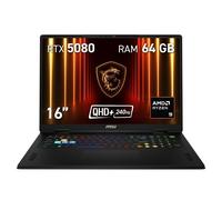 MSI Vector A16 HX A8WIG-054XES AMD Ryzen™ 9 8940HX Portátil 40,6 cm (16") Quad HD+ 64 GB DDR5-SDRAM 1 TB SSD NVIDIA GeForce RTX