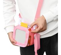 portátil para Dispositivos de Audio, para Lector de Tarjetas, Suave y Duradera con Correa para el Hombro, para niños, niñas, narración de Historias, Protector de Gadget, al Aire