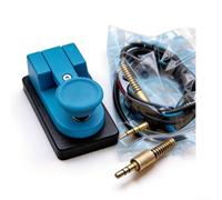 Portátil para llave de código morse para radio jamón, herramienta de práctica CW ajustable con base antideslizante, para mini llave de telégrafo para principiantes uso al aire libre, 6,95 x 4 x 3,8 cm