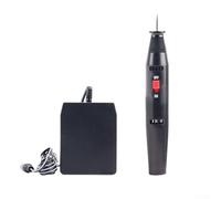 Portátil Para Mini Herramienta Rotativa 18000 Rpm Grabador Eléctrico Kit Para Metal Madera Y Plástico Talla Diseño Compacto Gris (Negro)