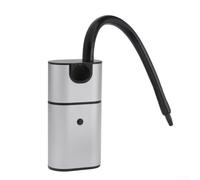 Portátil para mini máquina de humo para carne y bebidas, infusor de sabor de mano de aluminio con virutas de madera y manguera, juego de herramientas de cocina de barbacoa blanca para uso en