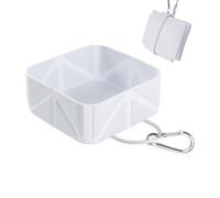 portátil para perros, bebedero plegable para cachorros, 500 ml, para beber y comer al aire libre, para perros pequeños y medianos y gatos, para autocaravana, coche, , viajes, senderismo