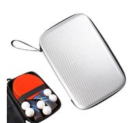portátil para Raquetas de Tenis de Mesa, de Almacenamiento de Raquetas de Tenis de Mesa de 11.4 x 7.6 x 1.97 Pulgadas, 2 Palas, 6 Bolas, de Paleta de tabletennis con Cremallera