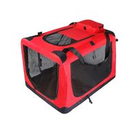 Portátil para Transportin Gato, Jaula Blanda Trasportines Gato, para Interiores Y Exteriores, Disponible en Varios Tamaños Y Colores(Red,27.9in/71cm)