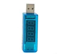 Portátil para voltaje USB y probador de corriente Amperímetro digital voltímetro para evaluar las condiciones del dispositivo USB (A)