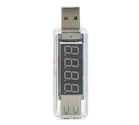 Portátil para voltaje USB y probador de corriente Amperímetro digital voltímetro para evaluar las condiciones del dispositivo USB (C)
