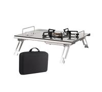PORTÁTIL - PAVE DE LUGAR DE OFICINAS | Estufa de gas de quemador único | Stoove con asa de transporte | Equipo al aire libre para la mesa de pesca de talonado de picnic BBQ VER