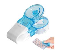 Portátil Pill Taker,Pastillero Portátil, Pequeño Pastillas Para Personas Mayores, Discapacitados, Sin Contacto, Fácil Eliminar Las Píldoras Embalaje