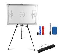 Portátil Pizarra Tactica Futbol, Pizarra Entrenador de Futbol para Entrenadores, con Trípode y Bolsa de Transporte, Ideal para Entrenamientos Diarios y Competiciones(Football)