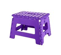 Portátil plegable Step Stool For Outdoor Fishing, Lightweight Stool(purple)
