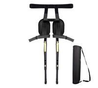 portátil portátil: dispositivo de asiento con soporte para patas plegables, sin ajustable de engranajes para soporte y equilibrio | Barberos Fotógrafos Carpinteros Soluc