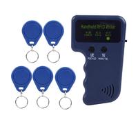 Portátil portátil Portador de Tarjetas RFID duplicador de copiadores para Tarjetas de identificación de 125 kHz con 5 Etiquetas Operación No se Necesita PC Control de Acceso de