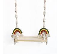 Portátil Recién Nacido Fotografía Columpio Prop Fotografía Disparo Madera Bebé Foto Posando Macramé Props Posando Apoyos Niño Niña