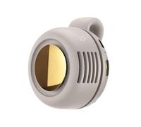 Portátil silencioso Mini Bladeless Electric Fan - Clip On Recargable Ventilador Portátil | Bladeless Fan Clip On Personal Small Fan With Clip | 360 Rotación 3 Velocidades Quiet Battery Operated Air