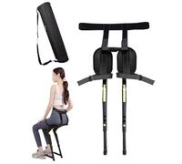 PortáTil Silla Invisible,ErgonomíA de Piernas PortáTiles Asiento Liviano,Silla PortáTil con Exoesqueleto,Ajuste de Altura de la Marcha 3,para Personas Que Pescan y Realizan Act(Size:Load bearing 50kg)