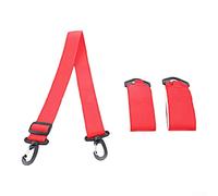 Portátil Snowboard Carrier Strap Hecho de Nylon Longitud ajustable 65 115cm Cierre de cierre táctil seguro (rojo)