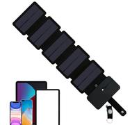 Portátil Solar USB Charger, impermeable plegable dispositivo con alta eficiencia paneles móviles Gadgets, Perfect Outdoor Activities, Travel, Camping, Hiking, Car Trips, RV Adventures, Use