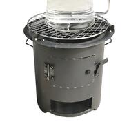 Portátil | Utensilio de cocina al aire libre con mango | estufa de cohetes de leña para camping, supervivencia, senderismo, RV, viajes, exterior, terraza, jardín