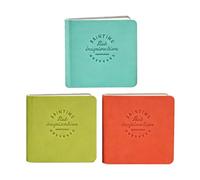 Portátil Watercolor Journal, Cold Press Paper Pad Set de 2 pulgadas Mini Watercolor Journal, 3 piezas de papel Pad with Thick Pages, Sketchbook with Travel Friendly Design, for Kids Teens Artists