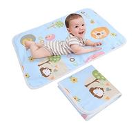 PortatilCambiador de pañales Estera para bebé, aislamiento de algodón Almohadilla para orina impermeable Pañal para bebés Ropa de cama para cambiar de funda para 0-3 años(A)