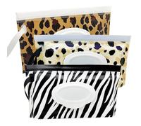 Portatoallitas de bebé reutilizable de 3 plazas, almacenamiento portátil toallitas húmedas para bebé contenedor viaje