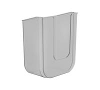 Portatoallitas de tocador - Caja de pared recargable, contenedor de almacenamiento para pañuelos de baño, práctico soporte adhesivo interactivo, cómodo acceso para familiares, amigos, burea