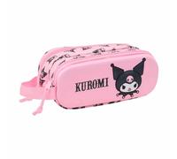 Safta Portatodo Doble Kuromi 3D – Estuche infantil 21x6x8 cm