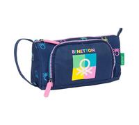 Portatodo Con Bolsillo Desplegable Lleno Benetton "Cool" 20 x 11 x 8,5 cm.