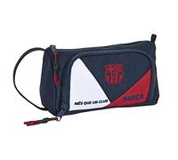 Bolso escolar safta portatodo con bolsillo desplegable vacío 200x85x110 mm f.c. barcelona corporativa