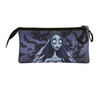 Karactermania Portatodo triple Warner Bros La Novia Cadáver FAN 2.0 Azul 23 x 11 cm