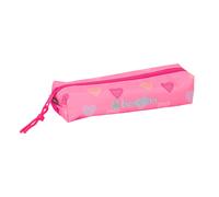 Benetton Heart - Portatodo Rectangular Niño, Estuche Infantil, Estuche Niño, Ideal para Niños en Edad Escolar, Cómodo y Versátil, Calidad y Resistencia, 22x7x40 cm
