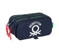 Portatodo Escolar BENETTON Together, Triple Cremallera Grande Adaptable