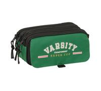 Portatodo Escolar BLACKFIT8 Varsity, Triple Cremallera Grande Adaptable