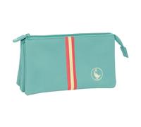 Safta Portatodo EL Ganso Basics – Estuche infantil triple, cómodo y versátil, 22x3x12 cm