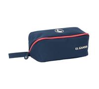 Safta EL GANSO CLASSIC - Portatodo Cuadrado Grande, Estuche Infantil, Estuche Niño, Ideal para Niños en Edad Escolar, Cómodo y Versátil, Calidad y Resistencia, 22x10x10 cm, Color Azul Marino
