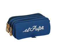 Safta Portatodo Triple Big EL PULPO – Estuche infantil cómodo y resistente 21.5x8x10 cm