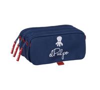 Portatodo Escolar EL PULPO, Triple Cremallera Grande Adaptable