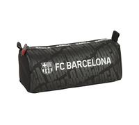 Portatodo Escolar F.C. BARCELONA Black 2026, Sencillo Cremallera
